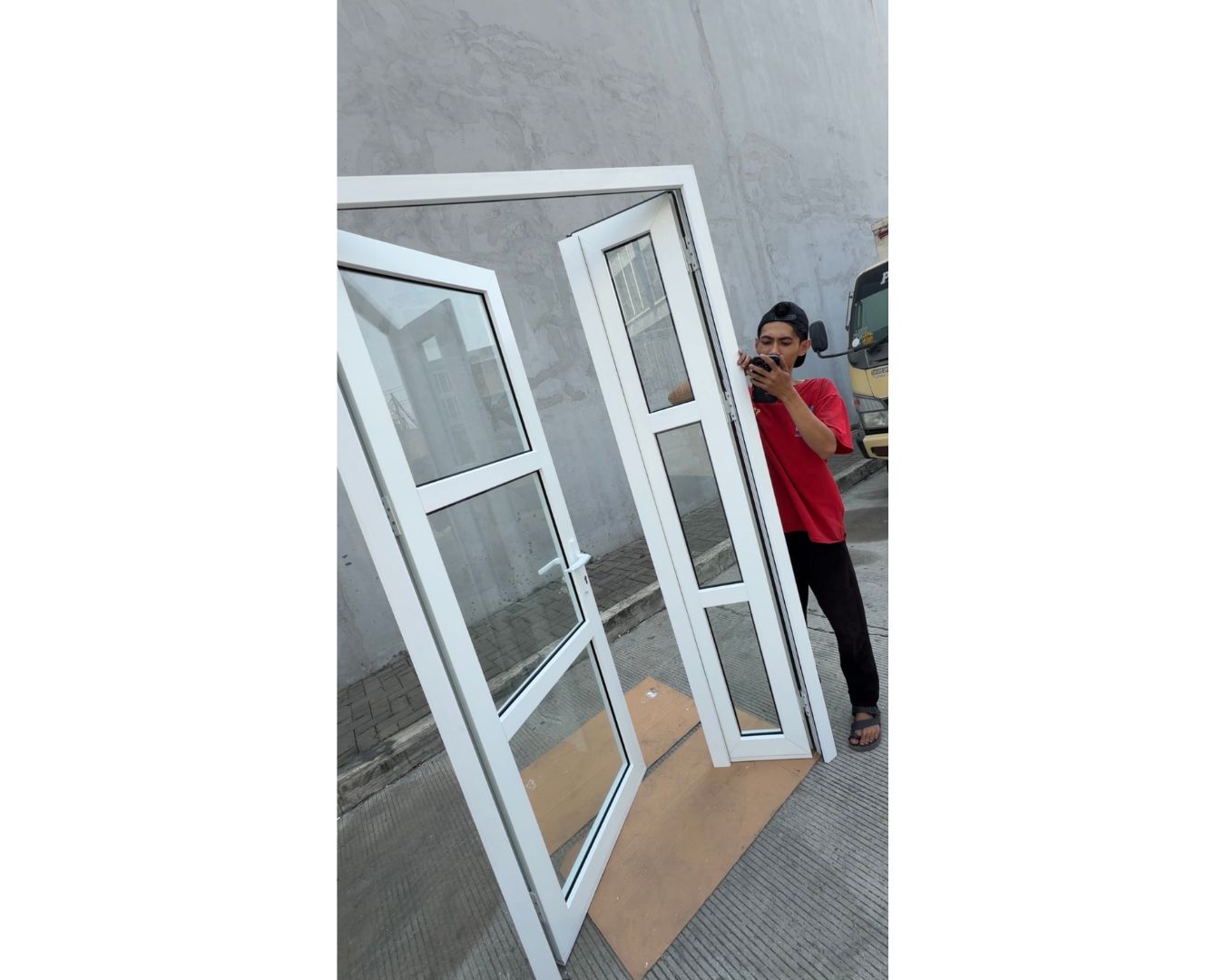 Pintu Tarung 3 Kaca - gambar 2