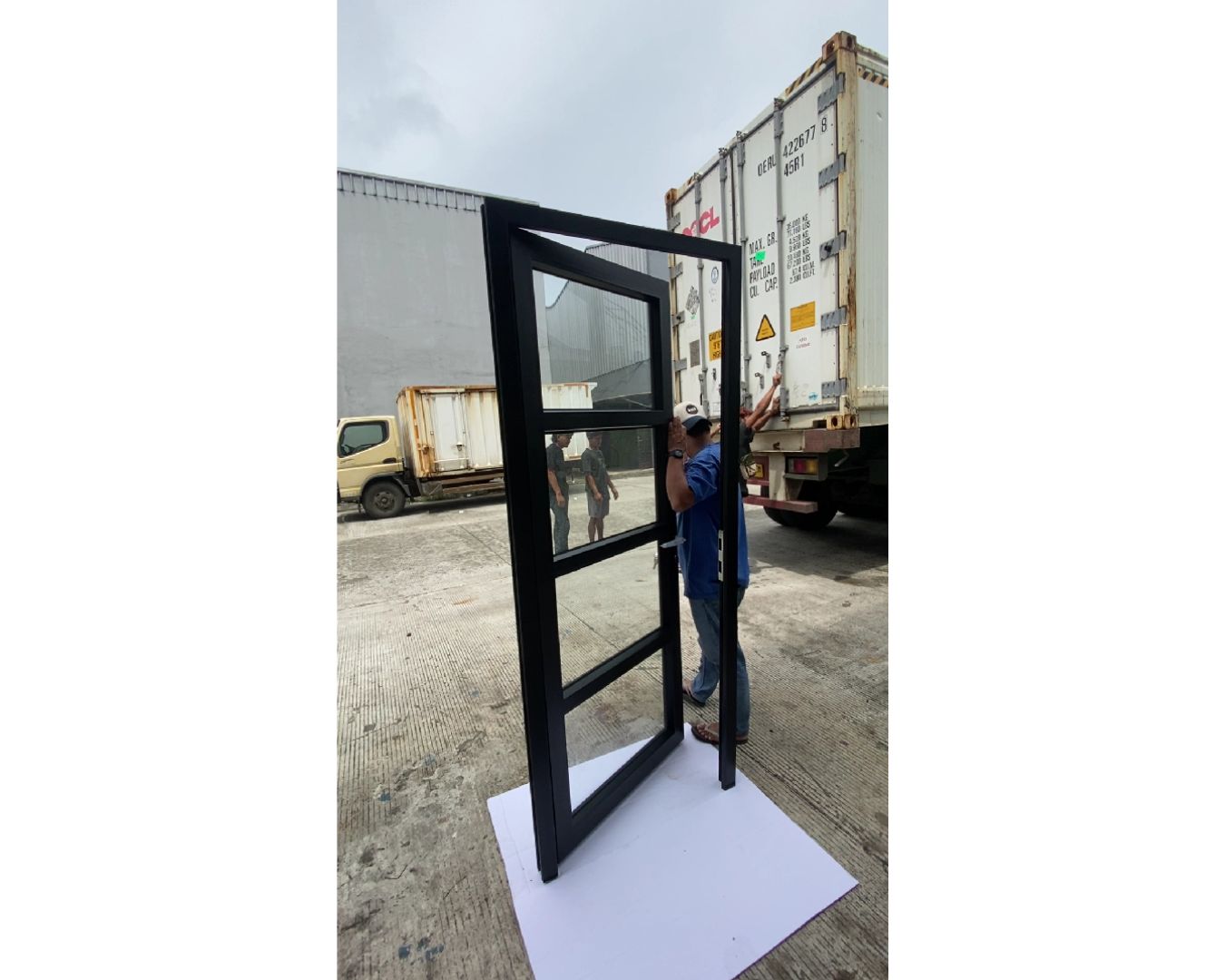 Pintu Premium 4 Kaca (hitam) - gambar 2