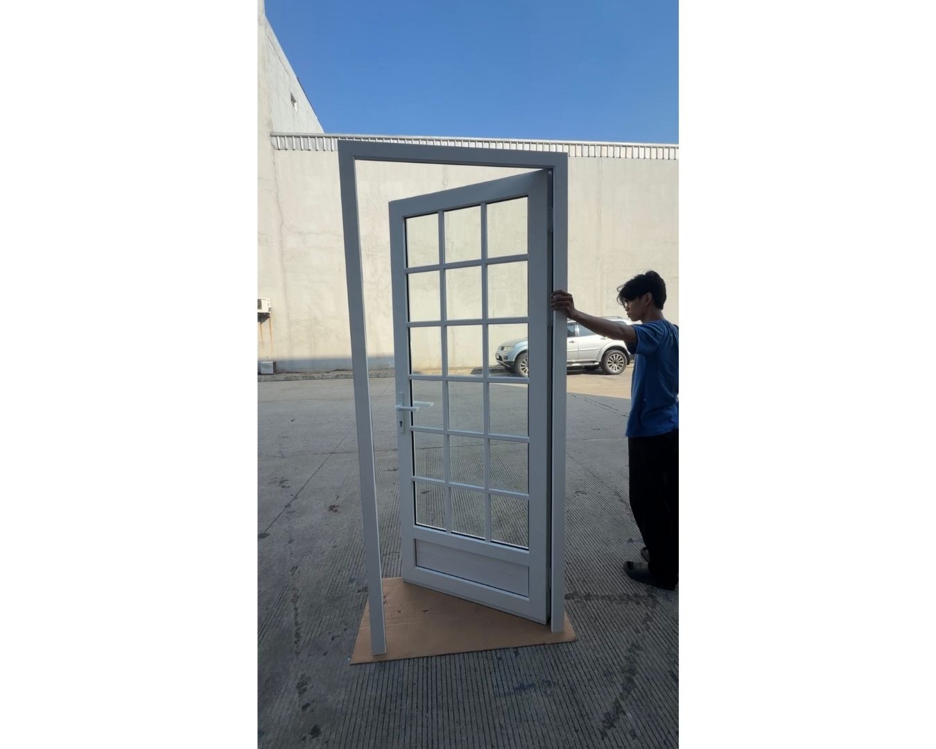 Pintu Premium Kaca Regal + Panel 1/4 - gambar 1