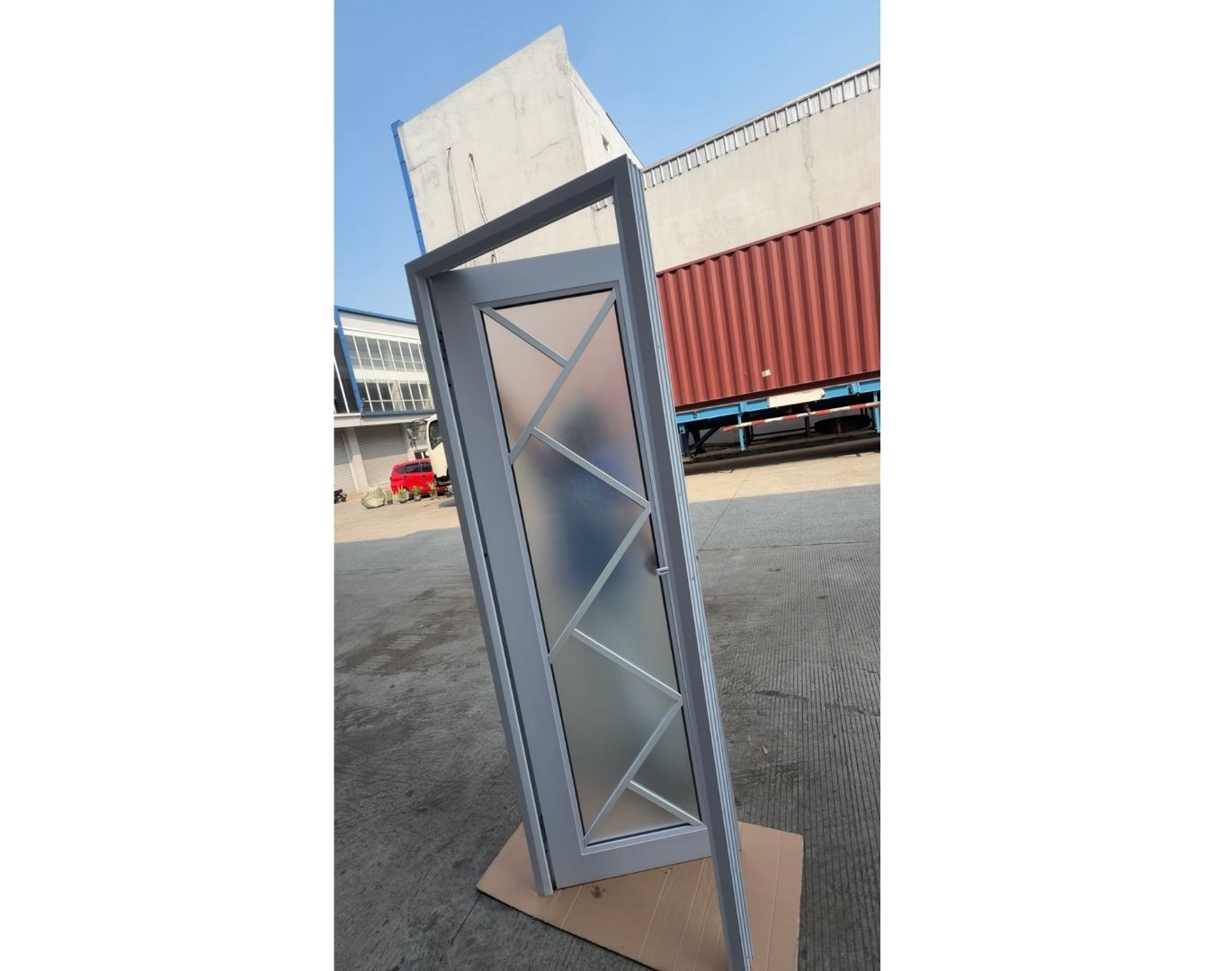 Pintu Ekonom Kaca Regal Zigzag - gambar 3