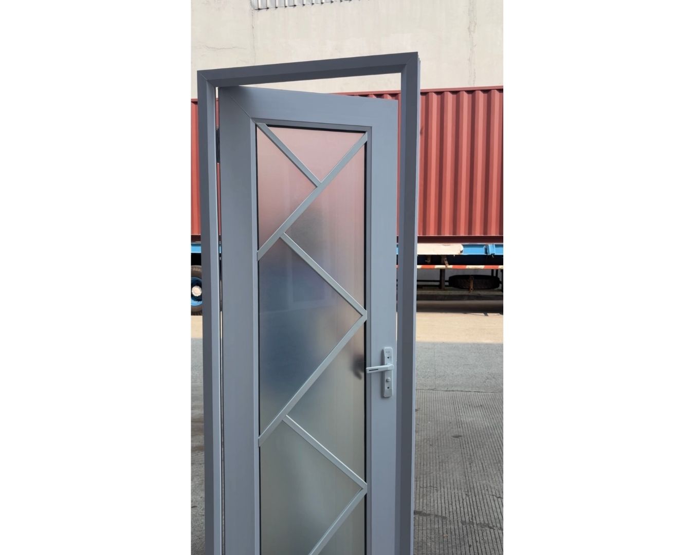 Pintu Ekonom Kaca Regal Zigzag - gambar 4
