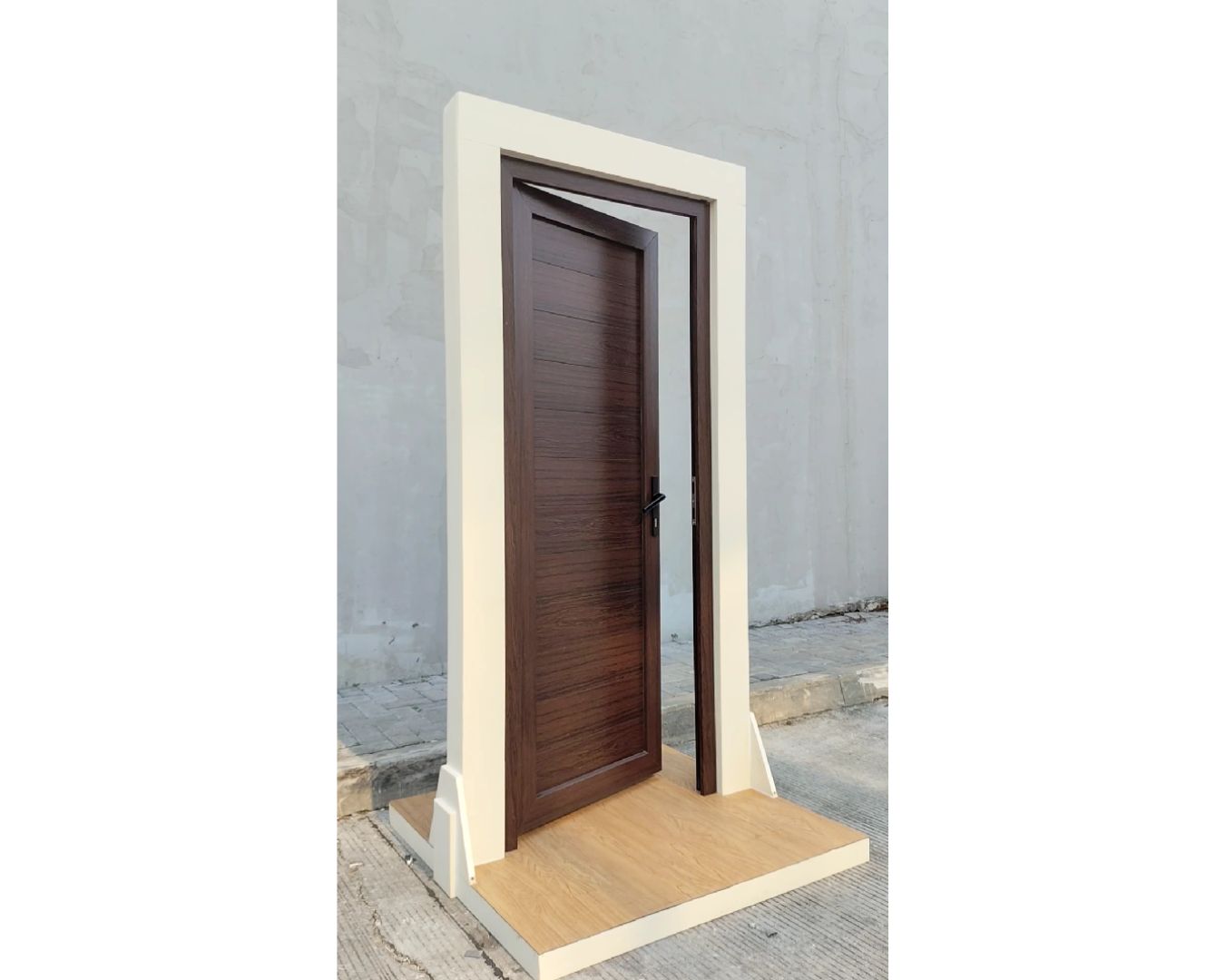Pintu Dark Oakwood Full Panel - gambar 1