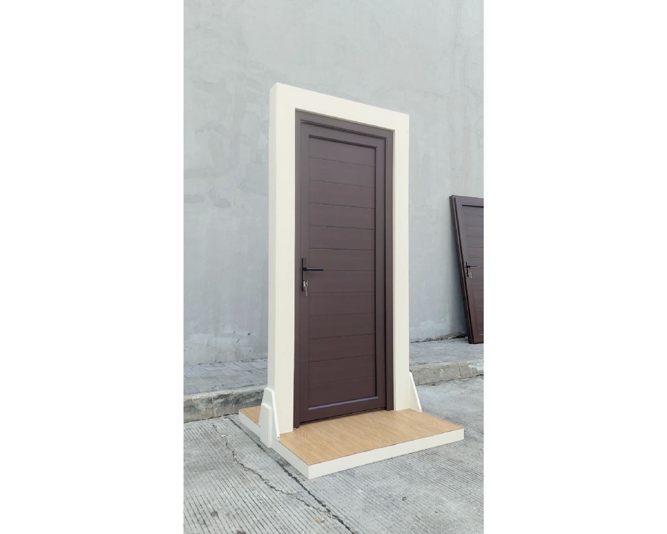 Pintu Brown Laminated Full Panel - gambar 1