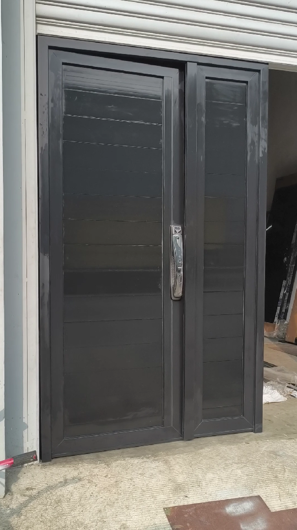 Pintu Tarung Hitam Glossy (Handle Smartlock) - gambar 4