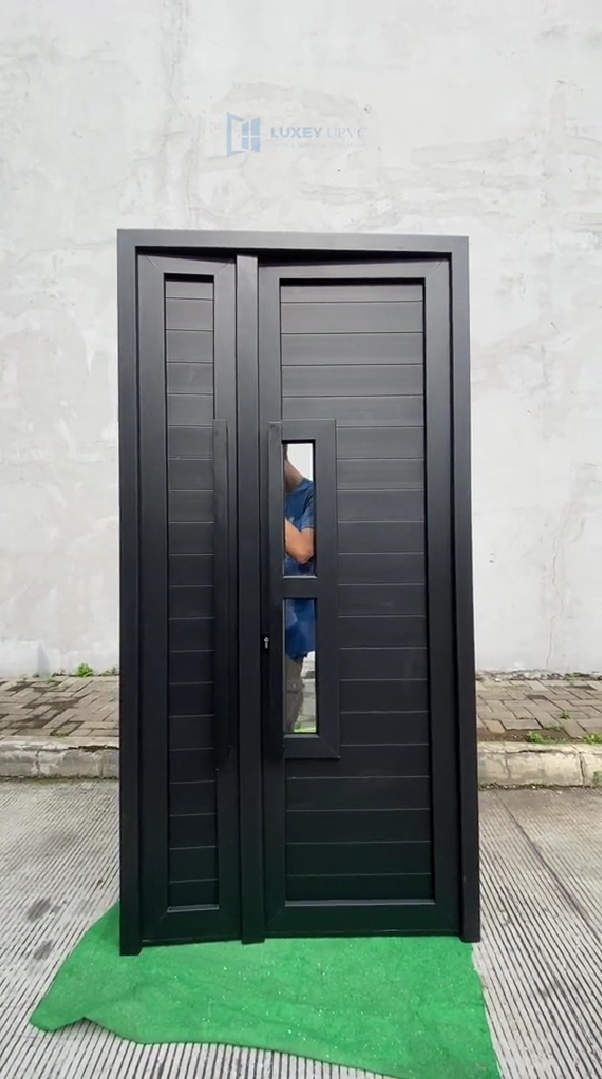 Pintu Tarung Hitam Laminated - gambar 1