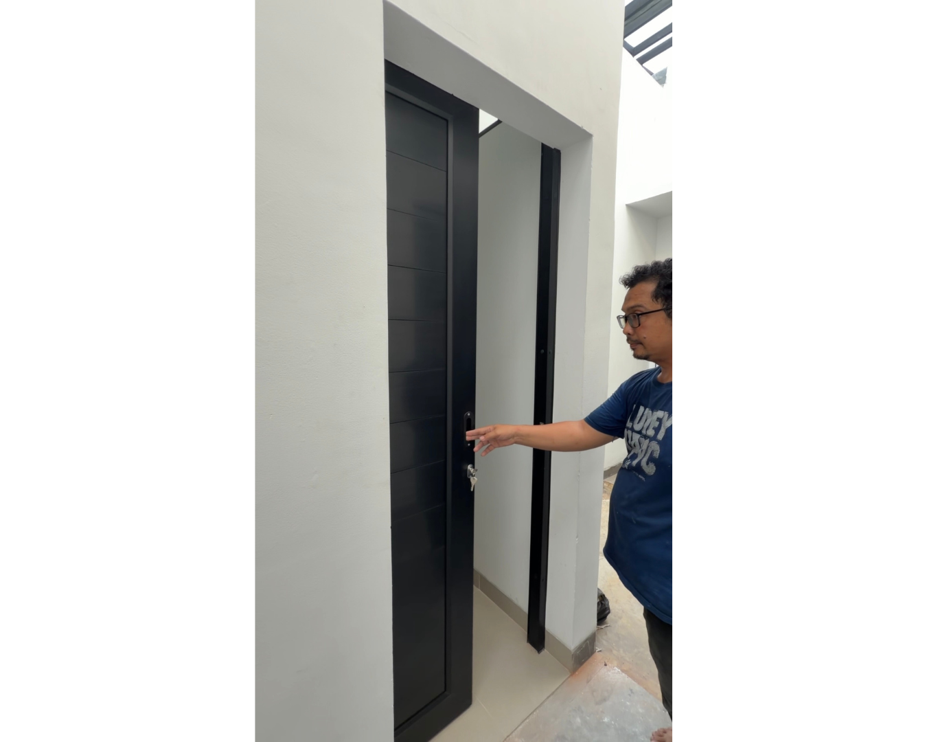 Pintu Ekonom Single Sliding - gambar 3